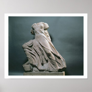 Poster Chiffre de nymphe, acroterion du temple de Phigal