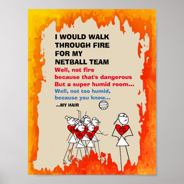 Poster Chiffres amusants de l'équipe de basket-ball Citat (Devant)