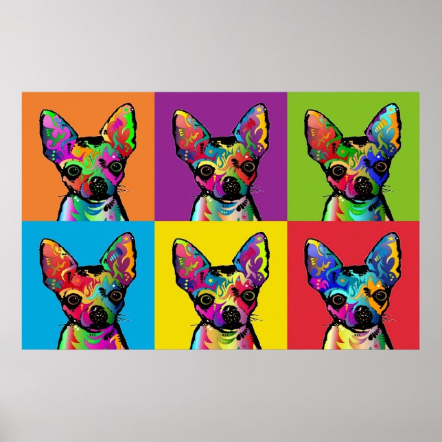Poster Chihuahua Art (Devant)