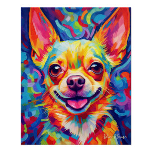 Poster Chihuahua Dog 001 - Zetton Ziana