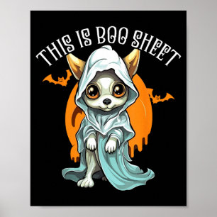 Poster Chihuahua Halloween chiot farce ou friandise Squel