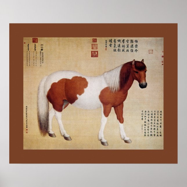 Poster Chihuy ~赤 鹰 花~Dix Étapes ~Giuseppe Castiglione ~ (Devant)