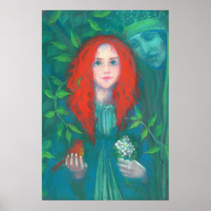 Poster Child of the Forest, redhaired girl, green shades