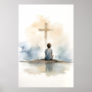Poster Child Of The Lord Watercolor Christian Art