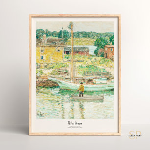 Poster Childe Hassam Oyster Sloop, Cos Cob Art Imprimer