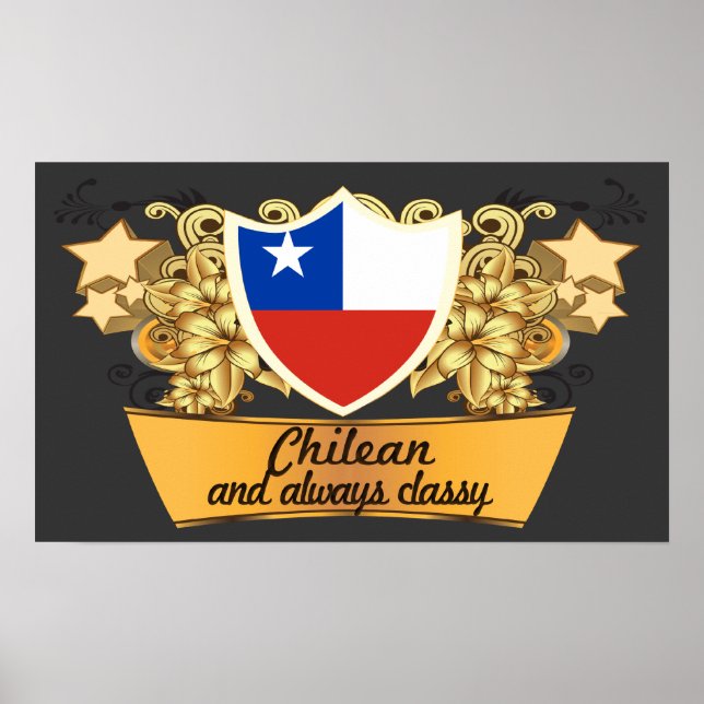 Poster Chilien classique (Devant)