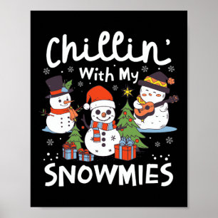 Poster Chillère de Noël des neiges avec mes neiges Noël G