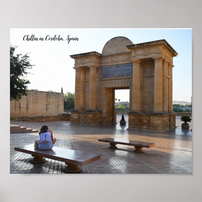 Poster Chillin en Cordoue, Espagne (Devant)