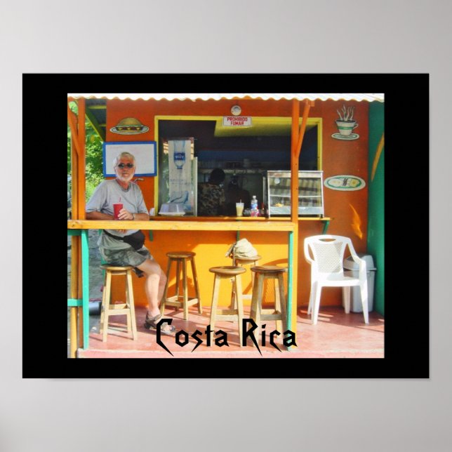 Poster Chillin' Out au Costa Rica (Devant)