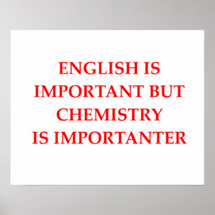Poster chimie