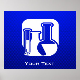 Poster Chimie bleue