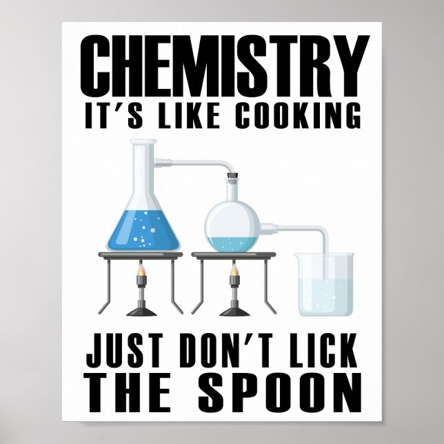 Poster Chimie C'est comme Cuisine (Devant)
