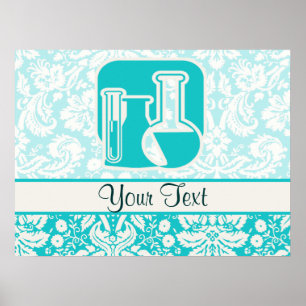 Poster Chimie turquoise