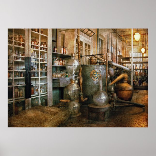 Poster Chimiste - chimie 101 (Devant)