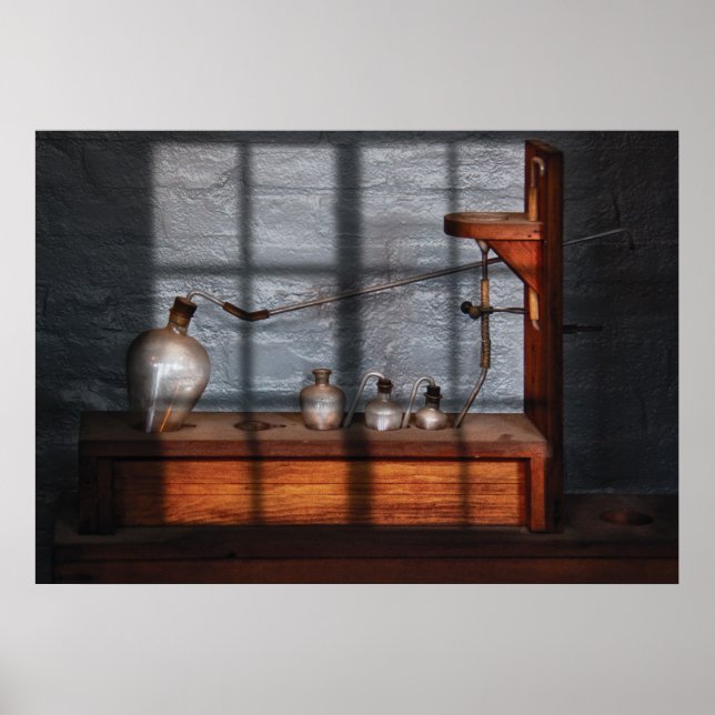 Poster Chimiste - L'expérience scientifique (Devant)