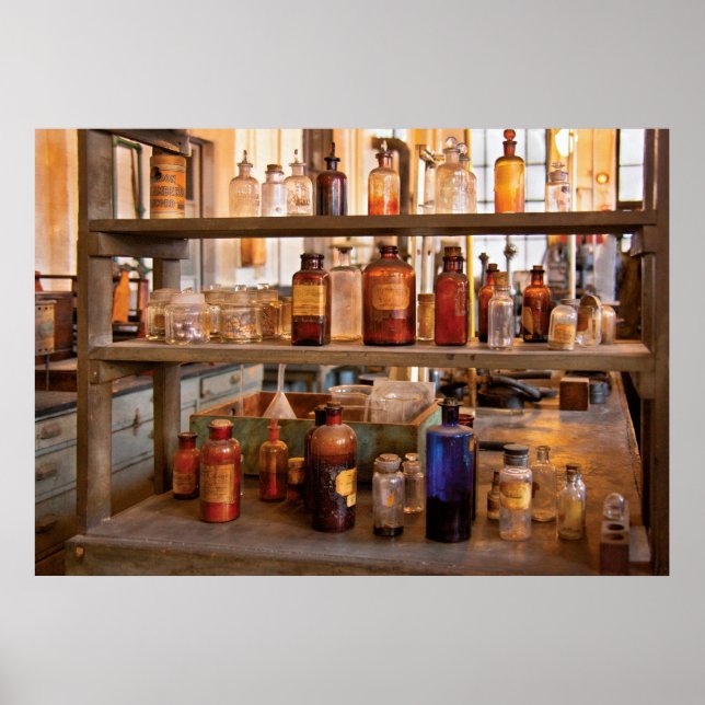 Poster Chimiste - Potion de mouvement (Devant)