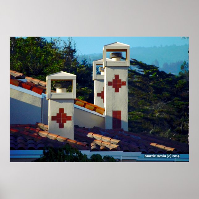 Poster Chimneys II (Devant)