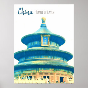 Poster China travel Temple of Heaven