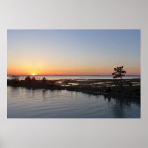 Poster Chincoteague Sunset I Virginia Paysage