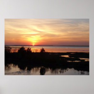 Poster Chincoteague Sunset II Virginia Paysage