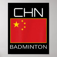 Chine Badminton Équipe Ventilateur Cadeau Athlète