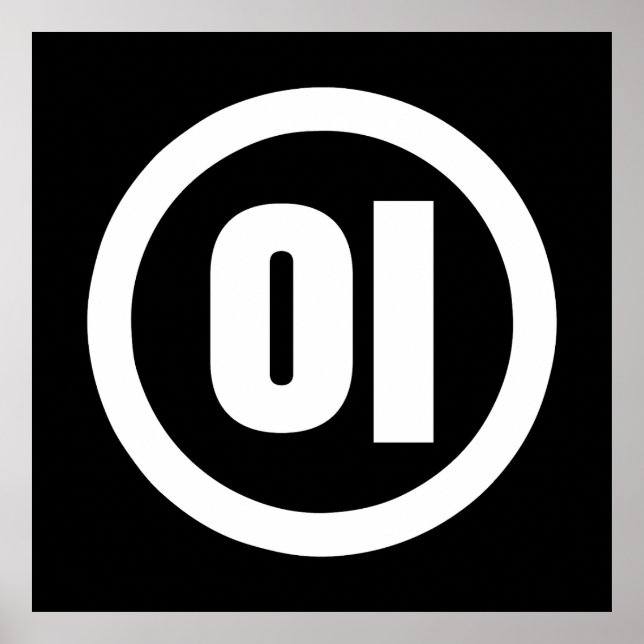 Poster Chine coréenne Numéro 2 Deux 이 (Devant)