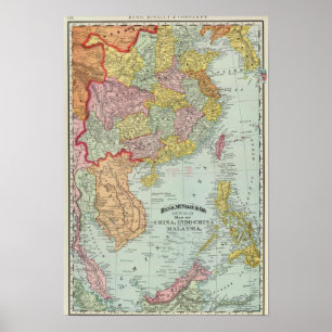 Poster Chine et Malaisie