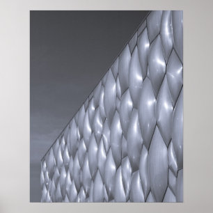 Poster Chine, Pékin. Centre National Aquatique