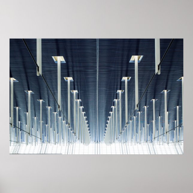 Poster Chine, Shanghai | Pudong International Airport (Devant)