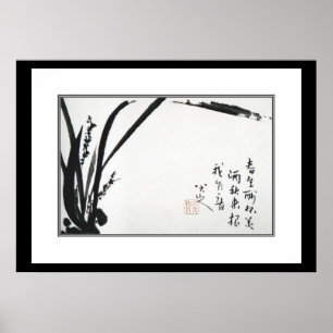 Poster Chinese Ancient Painting,orchids
