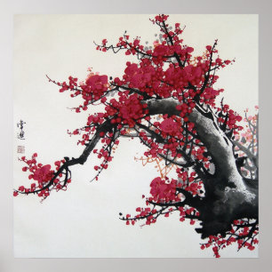 Poster Chinese Cherry Blossom