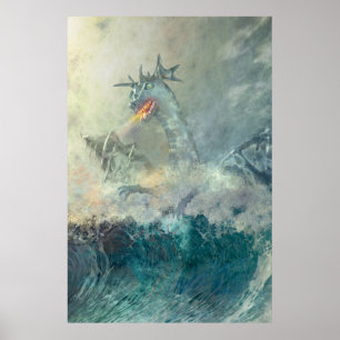 Poster Chinese Water Dragon