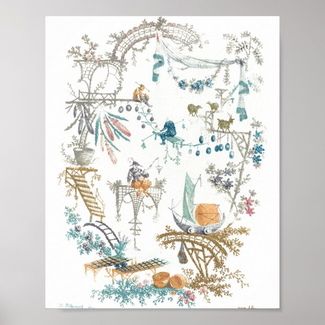 Poster chinois Arabesque (Devant)