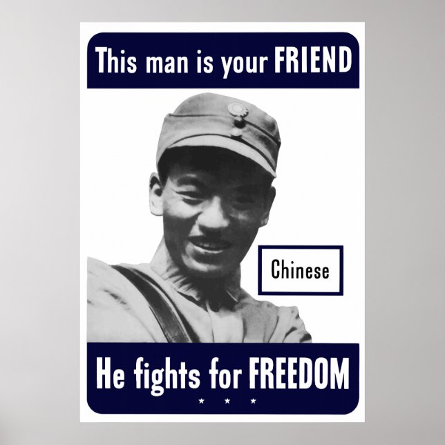 Poster Chinois — Cet Homme Est Votre Ami (Devant)