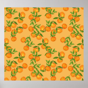 Poster Chinois d'inspiration japonaise, aquarelle