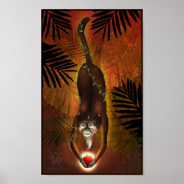 Poster chinois Zodiac Monkey (Devant)