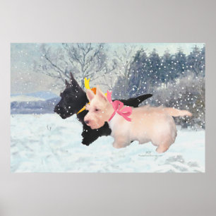 Poster Chiots Scottie
