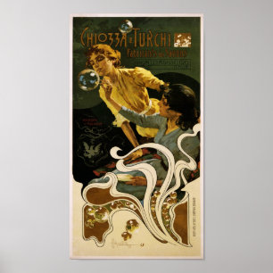 Poster Chiozza e Turchi, fabricant de savons, Pontelago