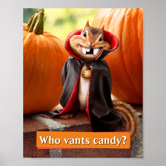Poster Chipmunk Vampire (Devant)
