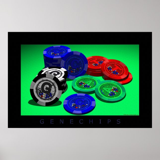 Poster Chips de gènes (Devant)