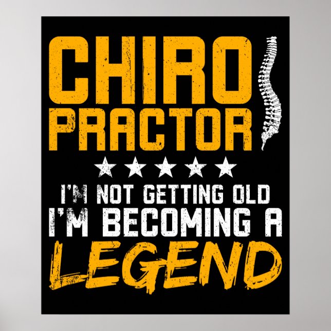Poster Chiropractic Funny Chiropractor (Devant)