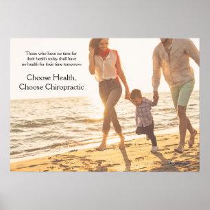 Poster Chiropractic sur la plage