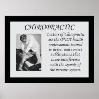 Chiropratique corrige l'affiche de soumission de s