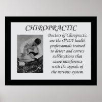 Chiropratique corrige l'affiche de soumission de s