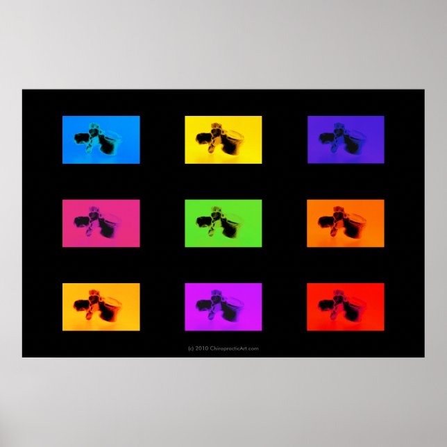 Poster chiropratique : Lumbar Vertebrae Funk (Devant)