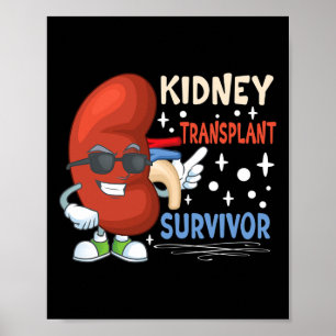 Poster Chirurgie de greffe de rein Donateur de rein Mort