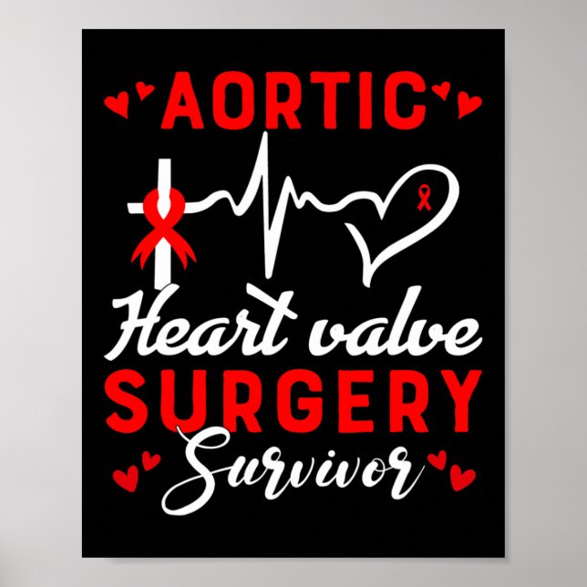 Poster Chirurgie de la valve cardiaque Survivor Maladie c (Devant)