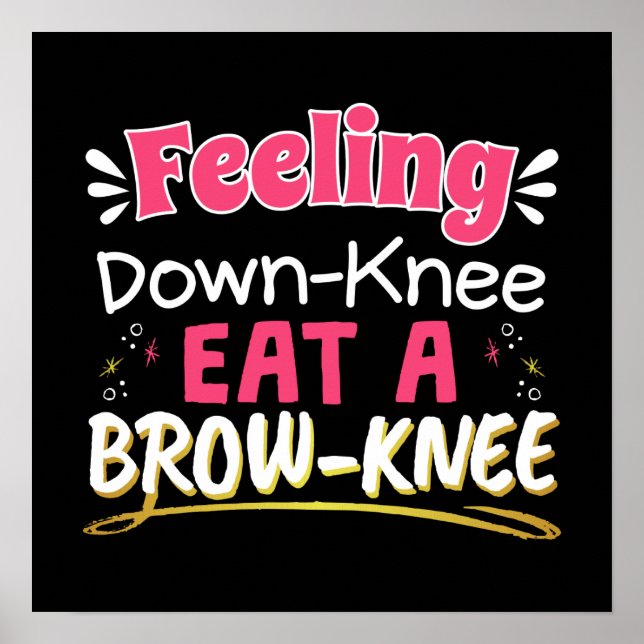 Poster Chirurgie du genou - Jeu de position - Belle Brown (Devant)