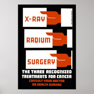 Poster Chirurgie radium Xray