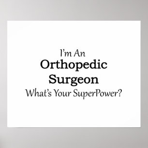 Poster Chirurgien orthopédique